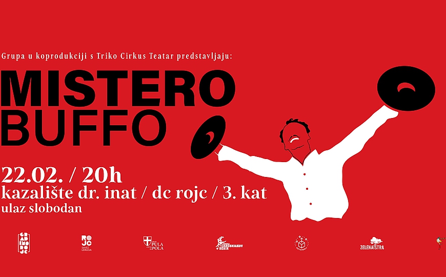 “Mistero Buffo” u izvedbi Dražena Šivaka u subotu u Rojcu